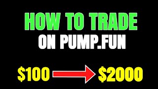 How To Trade Memecoins on PUMP.FUN #Solana