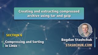 Linux Tutorial: 41 Creating and extracting compressed archive using tar and gzip