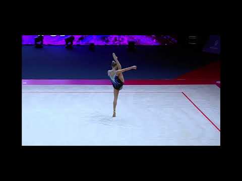 Nikola Vasiljeva (LAT) Ball 28.100, 2024 EUROPEAN CUP IN RHYTHMIC GYMNASTICS - Baku (AZE)