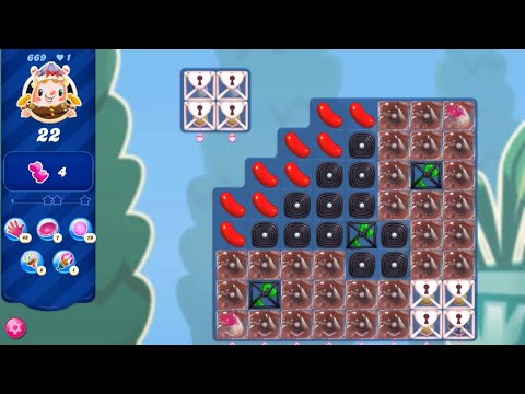 Candy Crush Saga Level 669 (NO BOOSTERS)