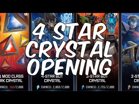 4 STAR BOT CRYSTAL OPENING! PREMIUM'S + MORE! - TRANSFORMERS: Forged To Fight