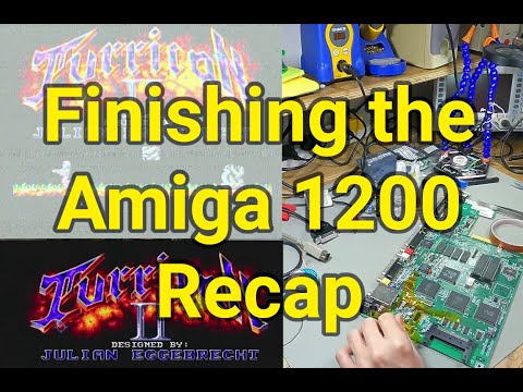 Finishing the Recapping on my Amiga 1200 (without the RF modulator capacitors)