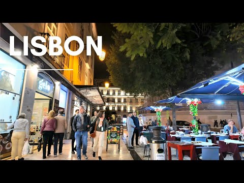 An Evening Walk in Lisbon PORTUGAL 