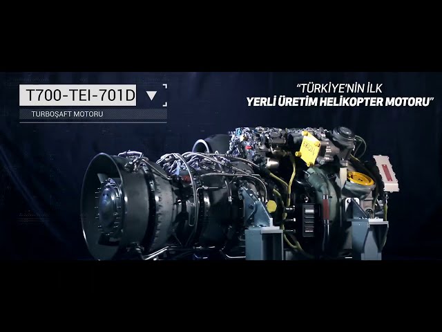 T700-TEI-701D - Türkiye'nin İlk Yerli Üretim Helikopter Motoru - #TEI #GücünKaynağı