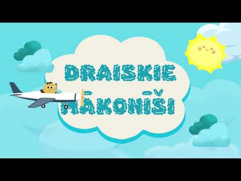 Raušuks - Draiskie mākonīši - videoklips - Video ar vārdiem / DZIESMAS BĒRNIEM / Vislielākais Prieks
