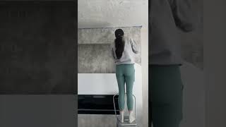 DIY Concrete Fireplace Finish! #diy #homedecor #interiordesign #concrete