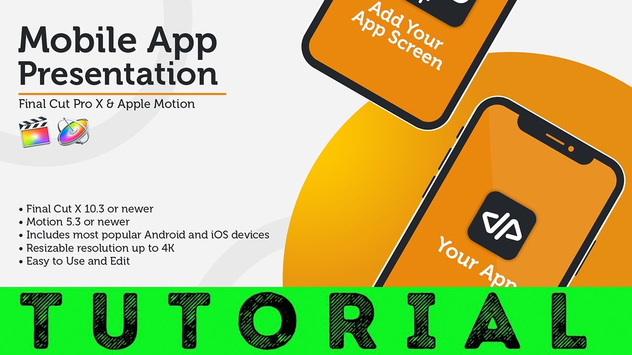 [DP669] New Mobile App Presentation - iOS & Android - FCPX | TUTORIAL