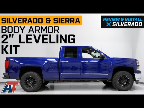 2007-2023 Silverado & Sierra 1500 Body Armor 2" Front Strut Spacer Leveling Kit Review & Install