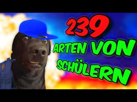 Vom Popelnascher bis zum Talahon  😂 Welche Zahl bist du? | Arten von Schülern