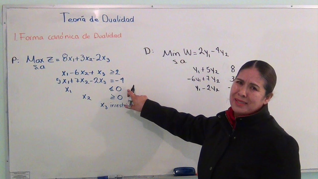 ¿Cuáles son las reglas para formar un problema dual a partir de un