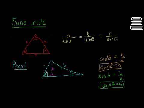 Leaving Cert Maths - Trigonometry 4 - Sine Rule