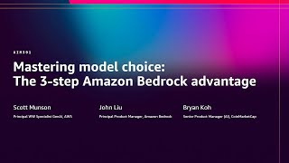 AWS re:Invent 2025 - Mastering model choice: The 3-step Amazon Bedrock advantage (AIM391)