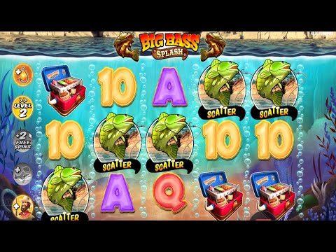 BIG BASS SPLASH EPIC 5 SCATTERS HUGE WIN 20 FREE SPINS FROM LEVEL 2 BONUS BUY ONLINE