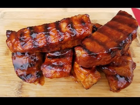 BBQ Boneless Country Style Pork Ribs on the Fuego...