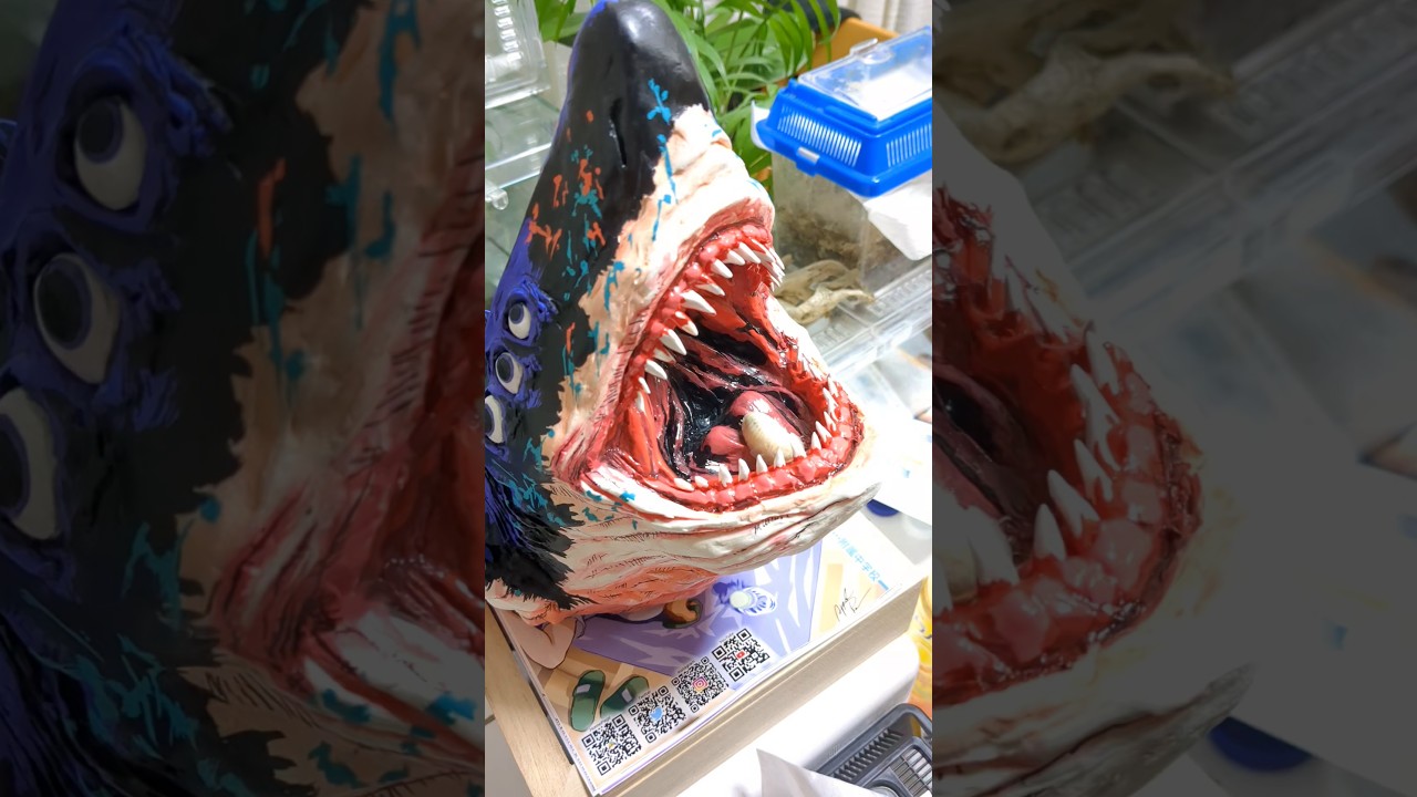 幻の白いゴキブリがサメに食われてたから助けた