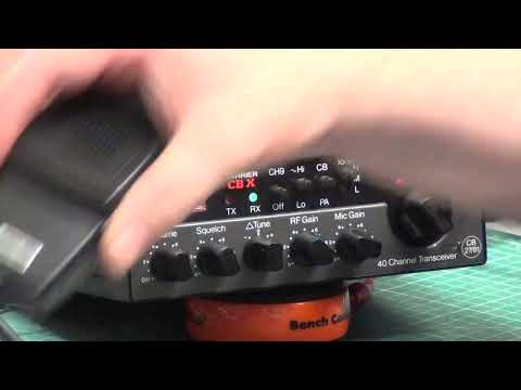 Harrier CBX CB27/81 UK FM CB radio - On The Air test