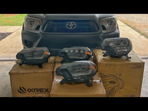 Alpharex + Morimoto Led Headlights (Install/Comparison/Review) on my Tacoma! Square1 Offroad