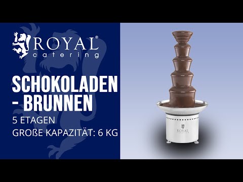 Video - Schokoladenbrunnen - 5 Etagen - 6 kg