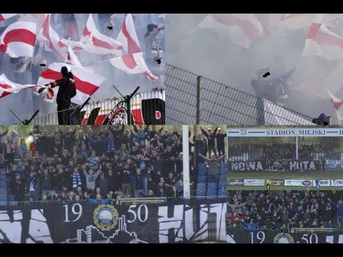 Pojedynek Kibiców Hutnika Kraków i Beskidu Andrychów