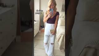 HOW TO STYLE DISTRESSED DENIM | RIPPED JEANS LOOK | #shortsvideo #shorts #distressedjeans