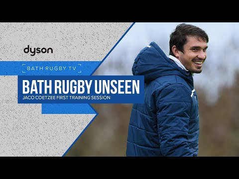 Bath Rugby Unseen | Jaco Coetzee's First Training Session
