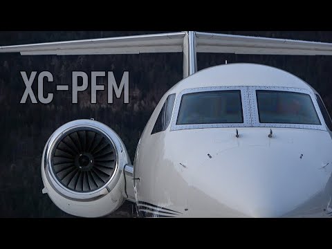 RARE!! Mexican Gulfstream G350 XC-PFM at Innsbruck