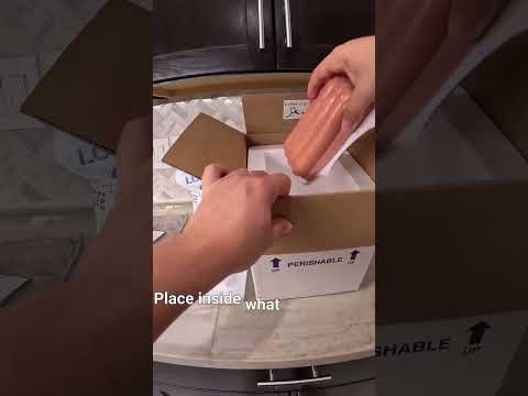 How to ship Cold Food | LUNA ICE     #shorts