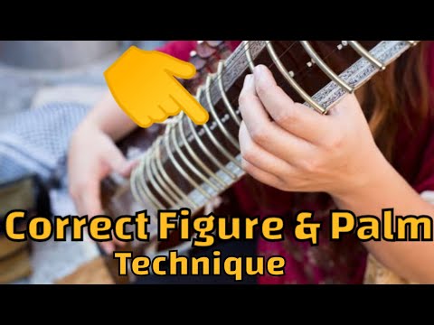 Correct Position Of Fingers and Plam In Sitar | Sitar Lesson
