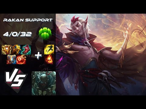 SUPPORT Rakan vs Pyke - EU Grandmaster Patch 14.17