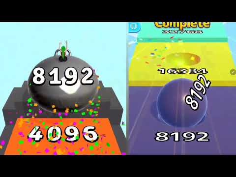 Yoga Color Ball Race vs Ball Run Infinity