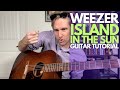 Island In The Sun By Weezer Guitar Tutorial Guitar Lessons With Stuart
