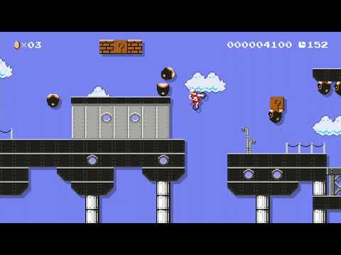 Excite Bike Shroom Tournament 1 by Adam 🍄 Super Mario Maker ✹Wii U✹ #bce