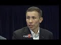 GENNADY GOLOVKIN ON 3RD CANELO FIGHT, FIGHTING AT 168 & DEREVYANCHENKO - FULL NEW YORK ROUNDTABLE