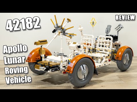 LEGO 42182 Review | LEGO Technic Apollo Lunar Roving Vehicle | Showcase 42182 | LEGO Space 2024