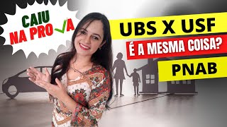 UBS X USF: Qual a diferença? (CAIU NA PROVA - EBSERH/CESPE-CEBRASPE/2018) - Profª Juliana Mello