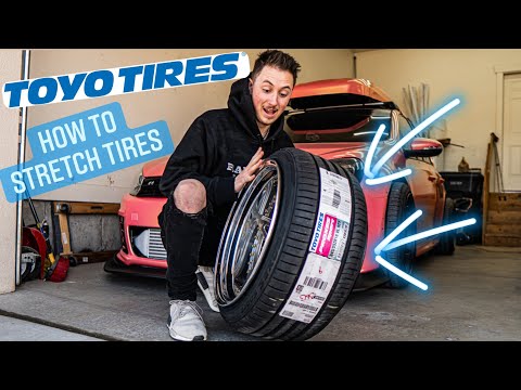 CRAZY STRETCHED TIRES FOR THE MK6 GOLF R!
