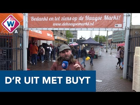Joop's laatste keer op de Haagse Markt | D'r Uit Met Buyt - OMROEP WEST SPORT