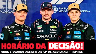 GP DE ABU DHABI: HORÁRIO, REPRISE E ONDE ASSISTIR À DECISÃO DA TEMPORADA | FÓRMULA 1 | GP EM CASA+