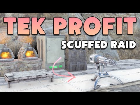 SOLO Raiding A Base With AUTOS For TEK PROFIT ARK