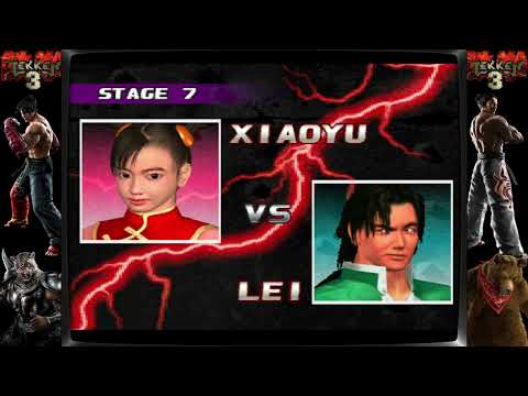TEKKEN 3 💥 | Ling Xiaoyu 🐉 🆚 Lei Wulong 🐾 | YOUTHFUL FLAIR VS. BEASTLY GRACE ⚔️