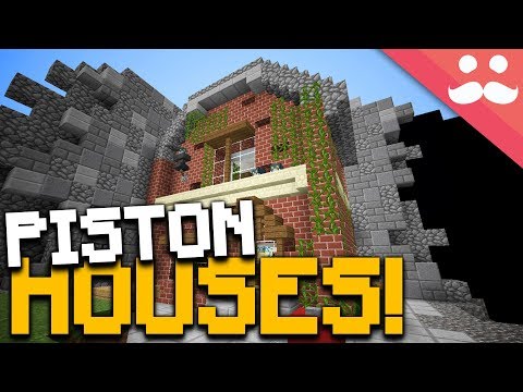 Mind-Blowing Minecraft Piston Houses!