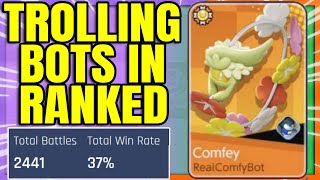 TROLLING BOTS are actively RUINING THOUSANDS of RANKED Games | Pokemon Unite