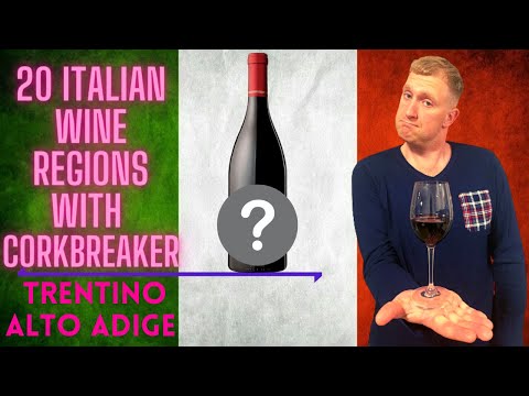 20 Italian Wine Regions with Corkbreaker - Trentino Alto Adige