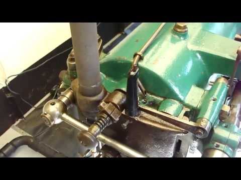 Crossley Piano Base Slide Valve Engine From Anson displayed at the 2013 Nuenen Rally