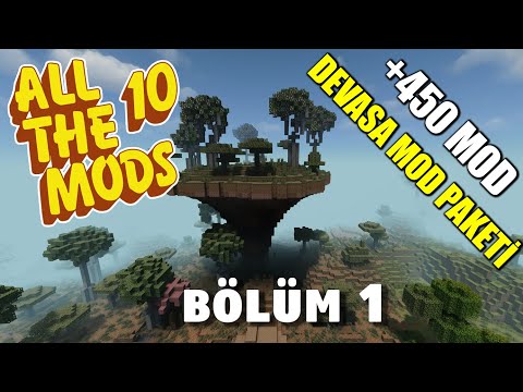 Efsane Serüvene Başladık! | All the Mods 10 | Modlu Survival Türkçe | Bölüm 1