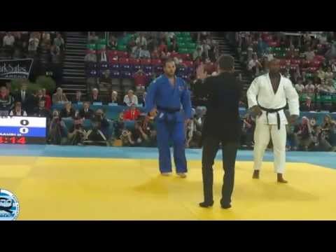 European Judo Championships Montpellier 2014 o100kg RINER (FRA) - KOKAURI (AZE)