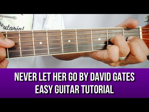 NEVER LET HER GO BY DAVID GATES EASY GUITAR TUTORIAL BY PARENG MIKE