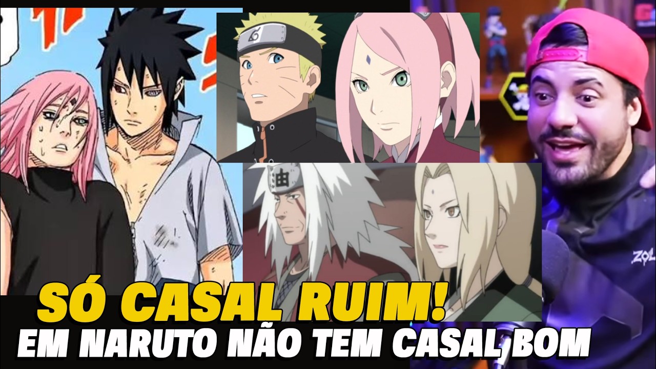 NARUTO SÓ TEM CASAL RUIM E MAL CONSTRUIDO