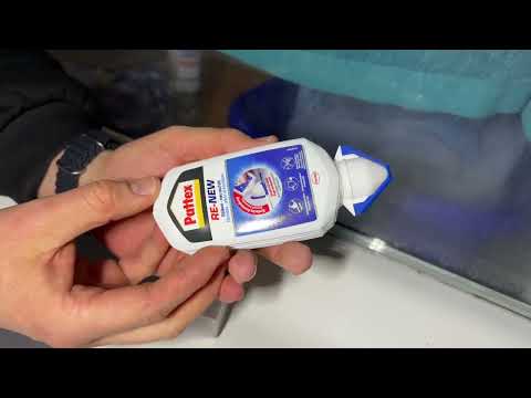 Renovating silicone joints in the bathroom with Pattex new joint (RE-NEW) - Quickly renew joint i...