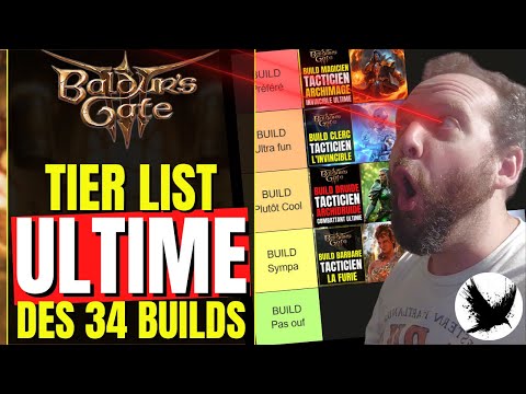 Build BG3: I rank the 34 builds of the chain! (preview + personal opinion in 2025)